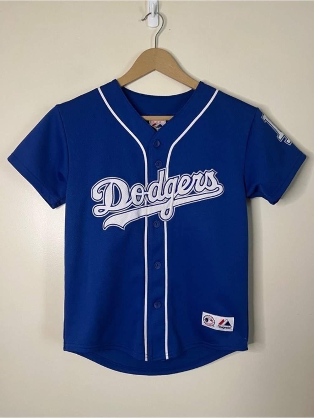 Vintage Majestic LA Dodgers Eric Gagne Youth Kids Jersey Size M *SEE MEAS*